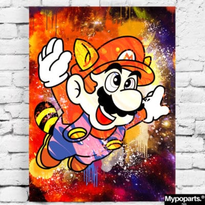 tableau poster toile mario